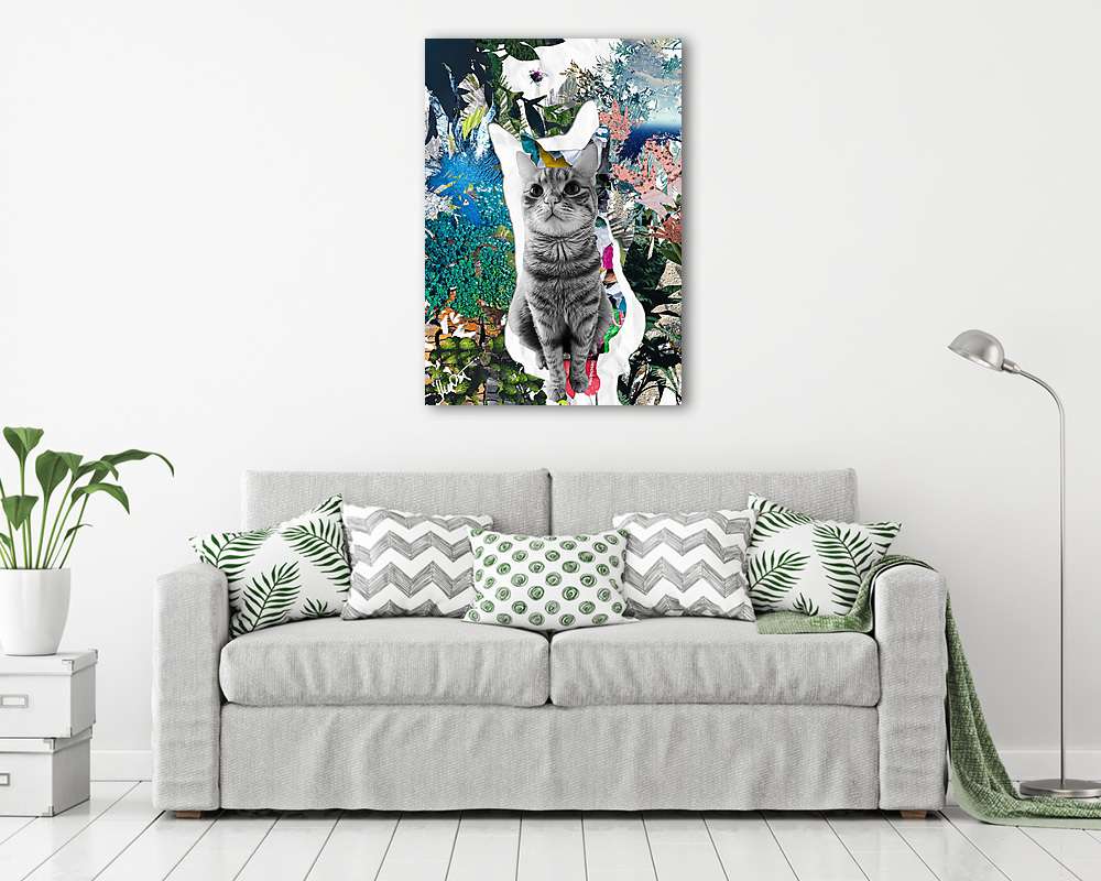 Cat&Fly - MenzArt Vászonkép