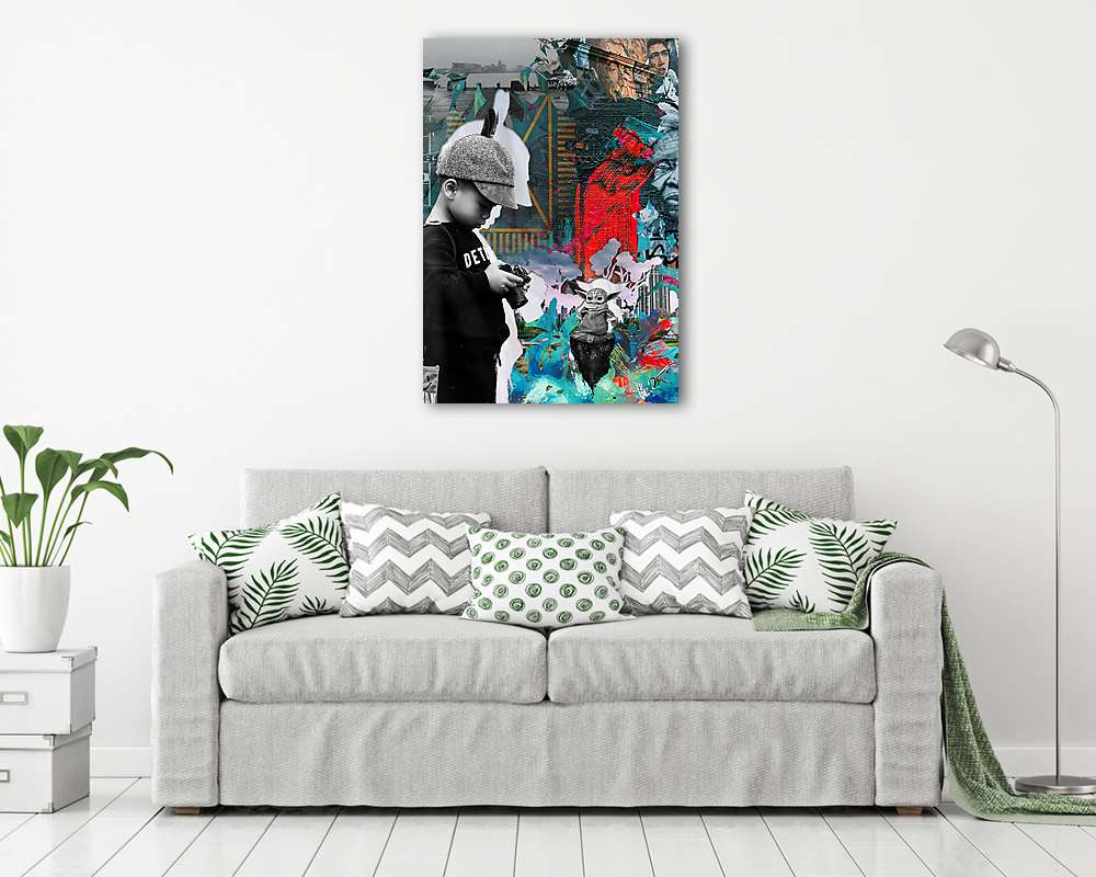 Child&Yoda - MenzArt Vászonkép