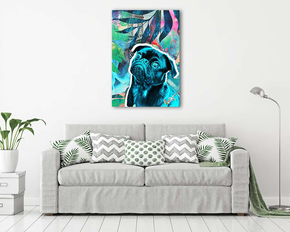 Pug - MenzArt Vászonkép