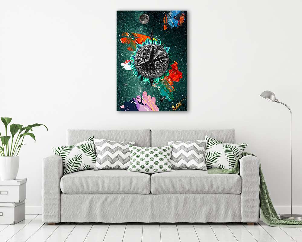 SpaceCity - MenzArt Vászonkép